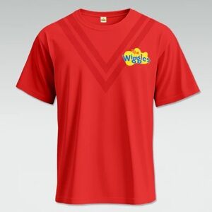 🎵 The Wiggles Adult Tee - Red Simon